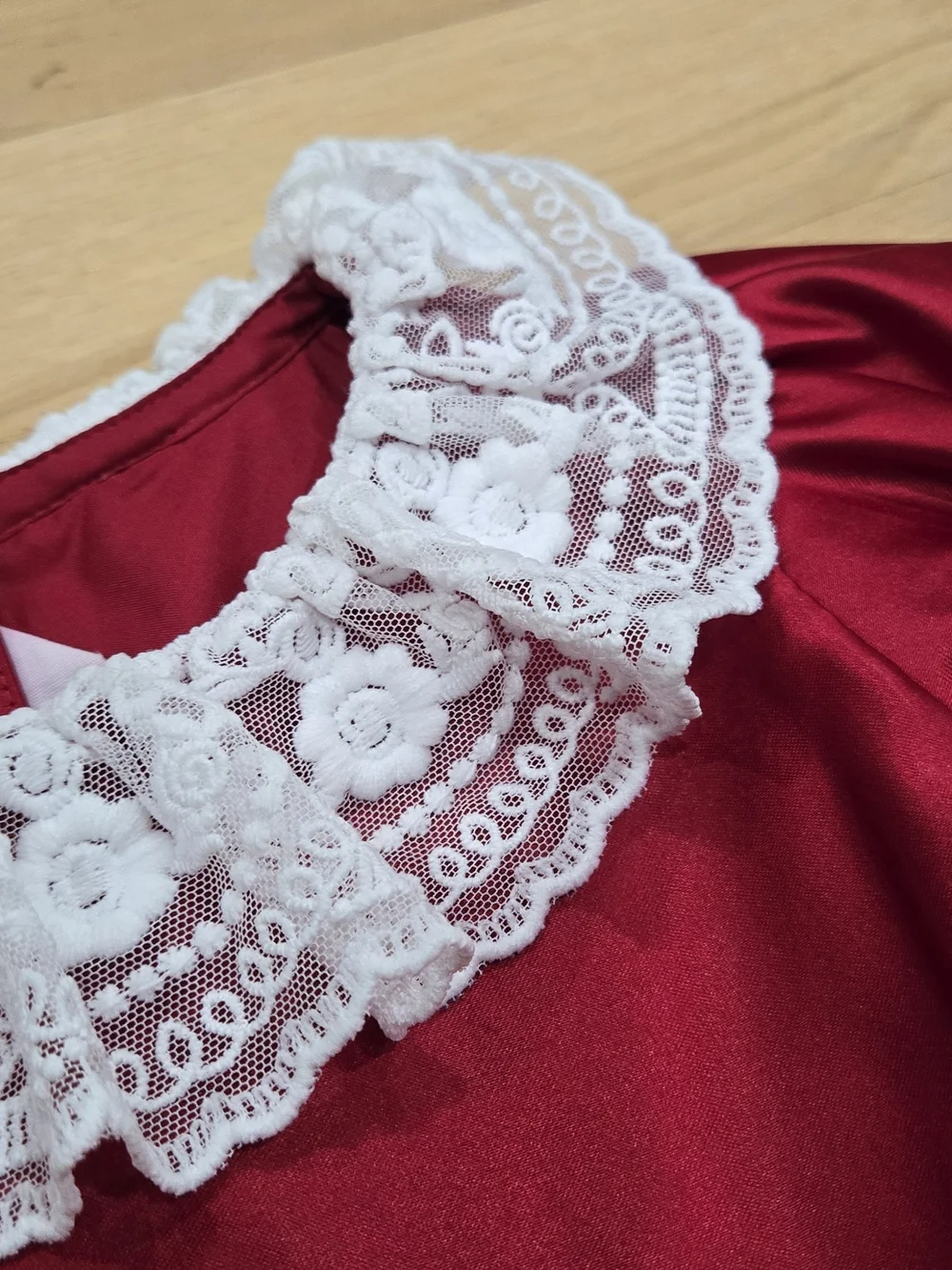 Janie and Jack X American Girl Red Dress with White Trim SIZE 5